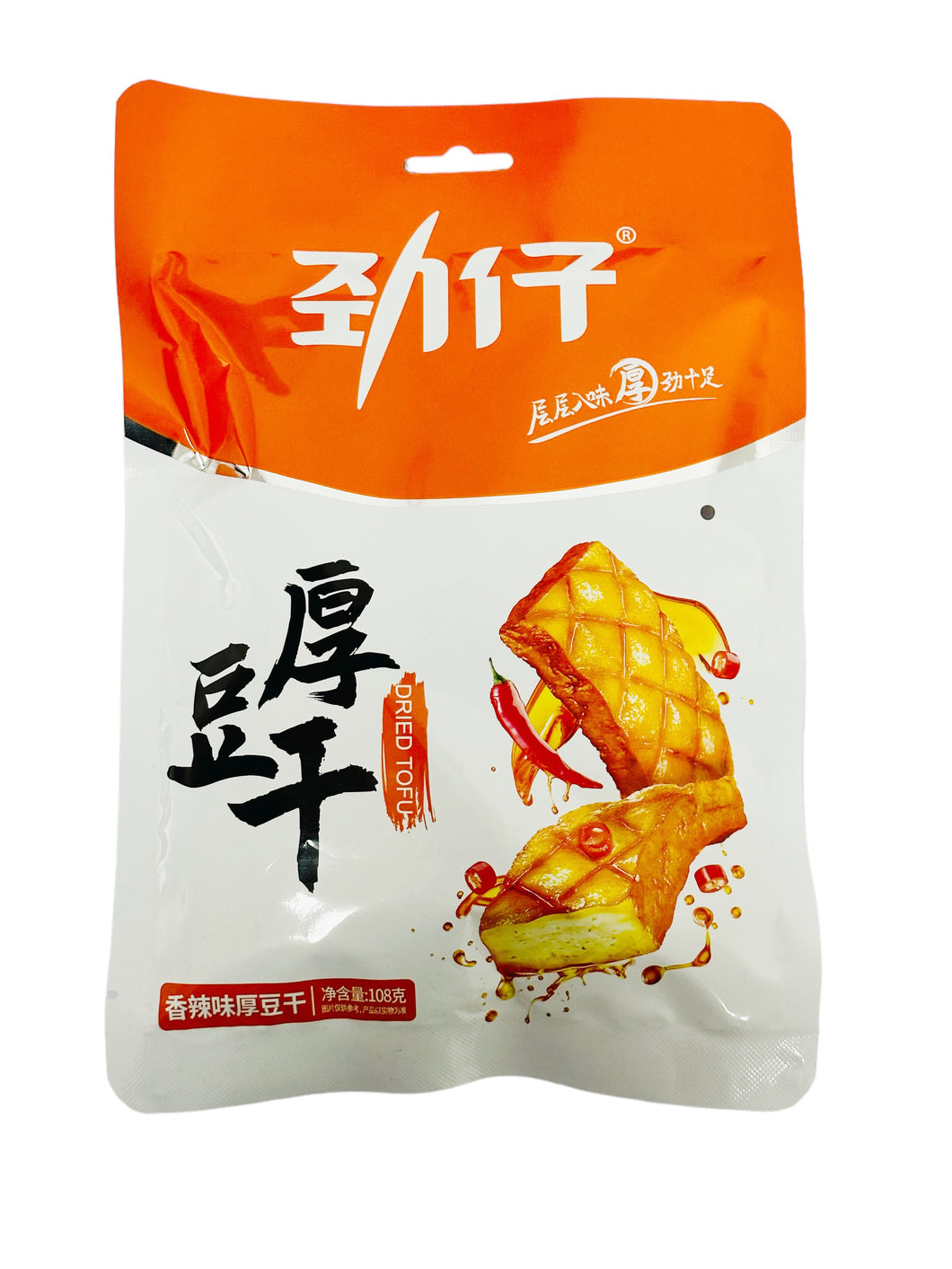 JZ Spicy Dried Tofu 108g劲仔香辣豆干