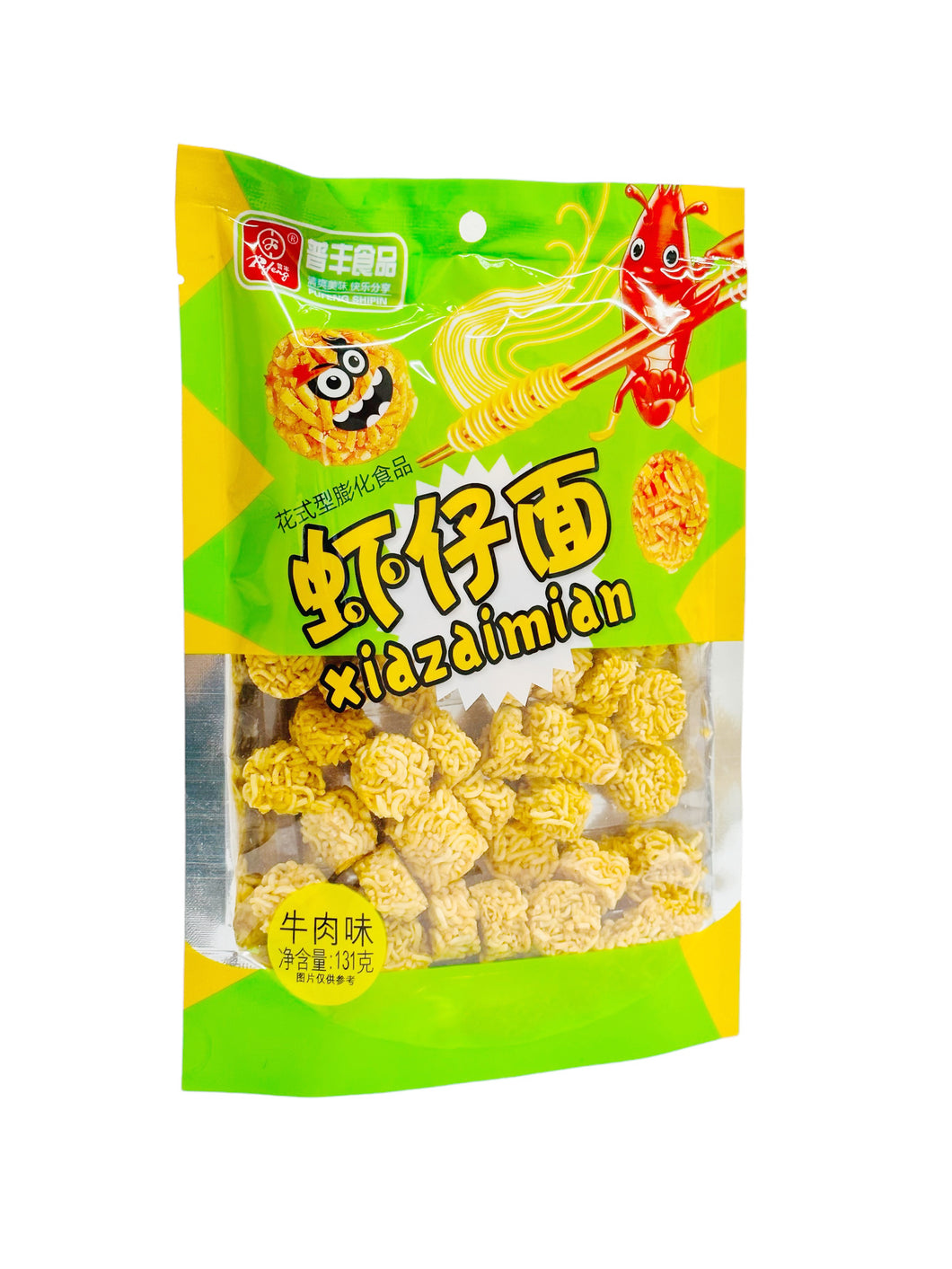 PF Shrimp Instant Noodles 131g普丰虾仔面-牛肉味