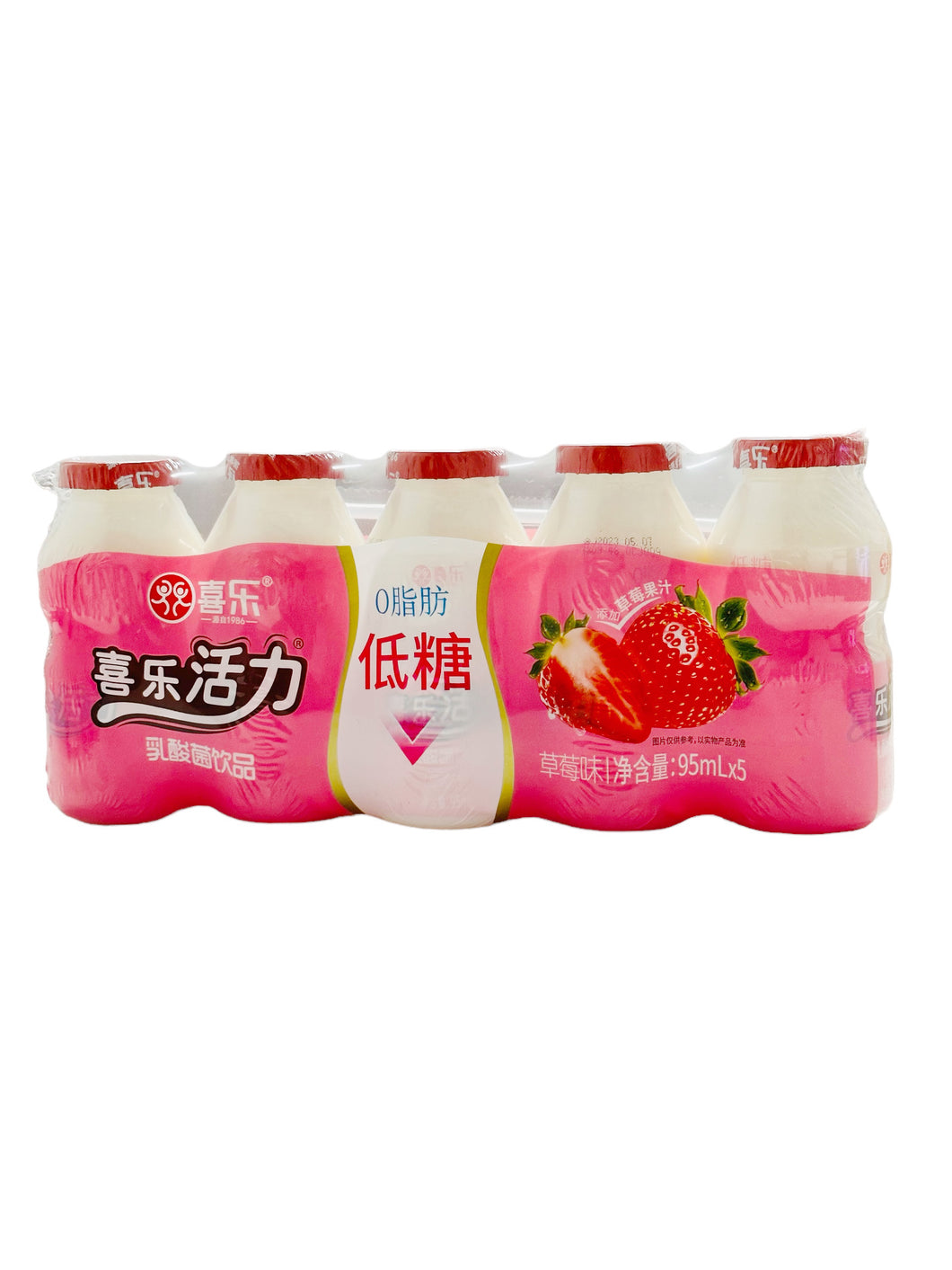 XL Strawberry Soy Drink 95ml*5s喜乐活力草莓乳酸菌