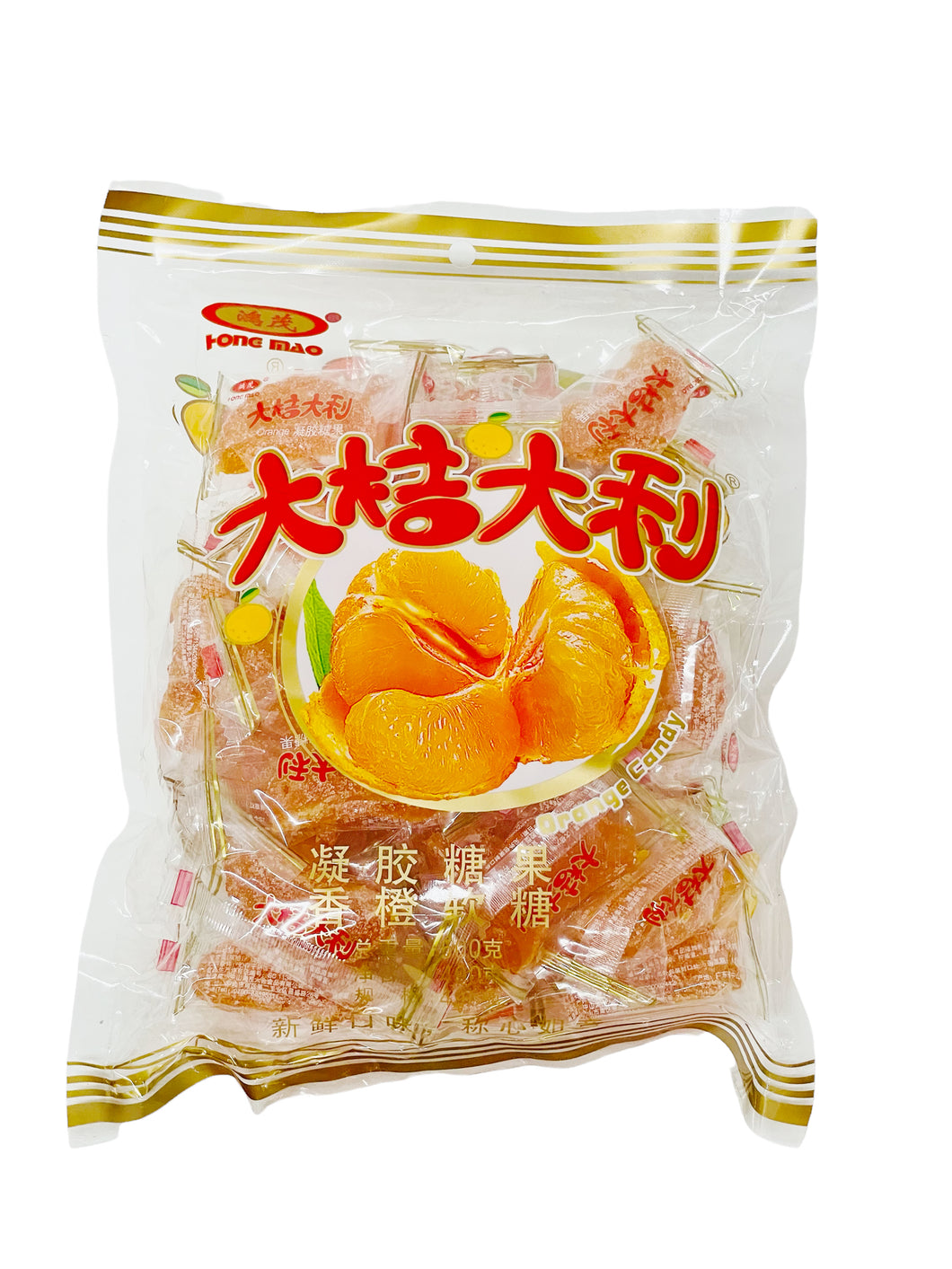 HM Orange Flavor Candy 500g 鸿茂大吉大利