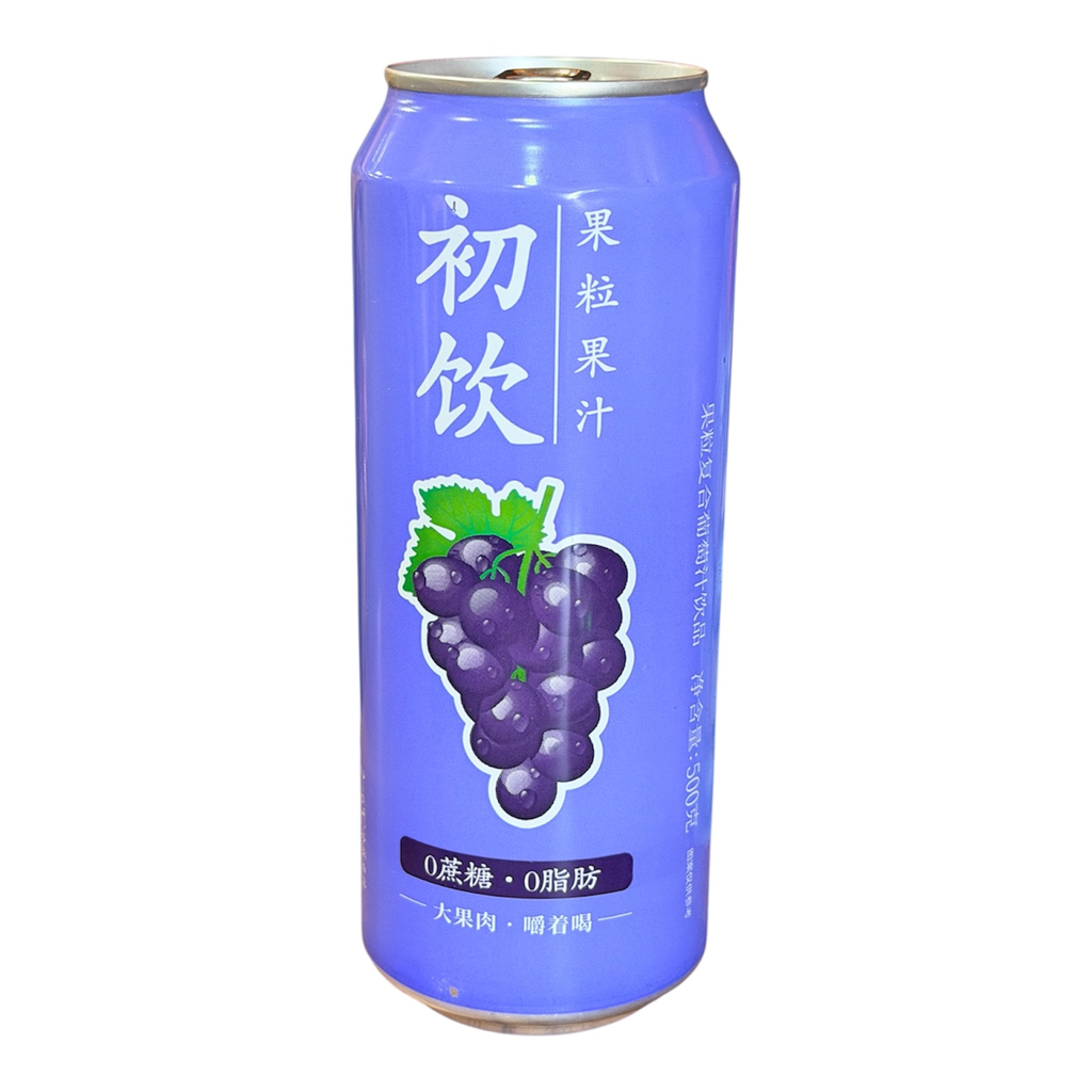 CY Grape Drink 500ml 初饮-葡萄汁果肉饮品