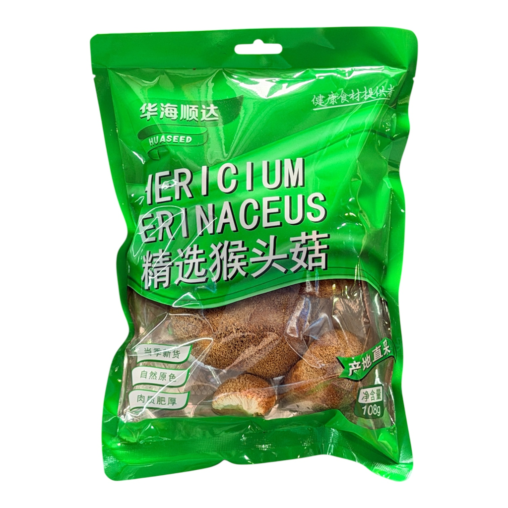 HHSD Dried Hericum Mushroom s华海顺达精选猴头菇108g
