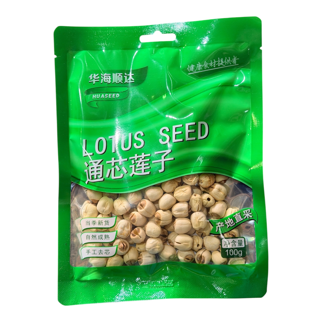 HHSD Lotus Seeds 华海顺达通芯莲子100g