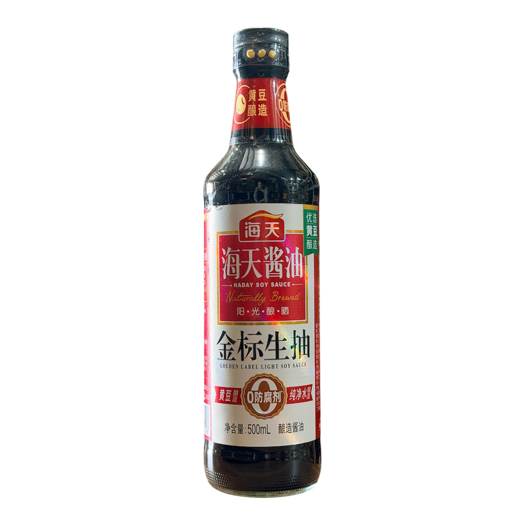 [HTJBSC500] Haday G/Brand Light Soy Sauce 500ml 海天金标生抽
