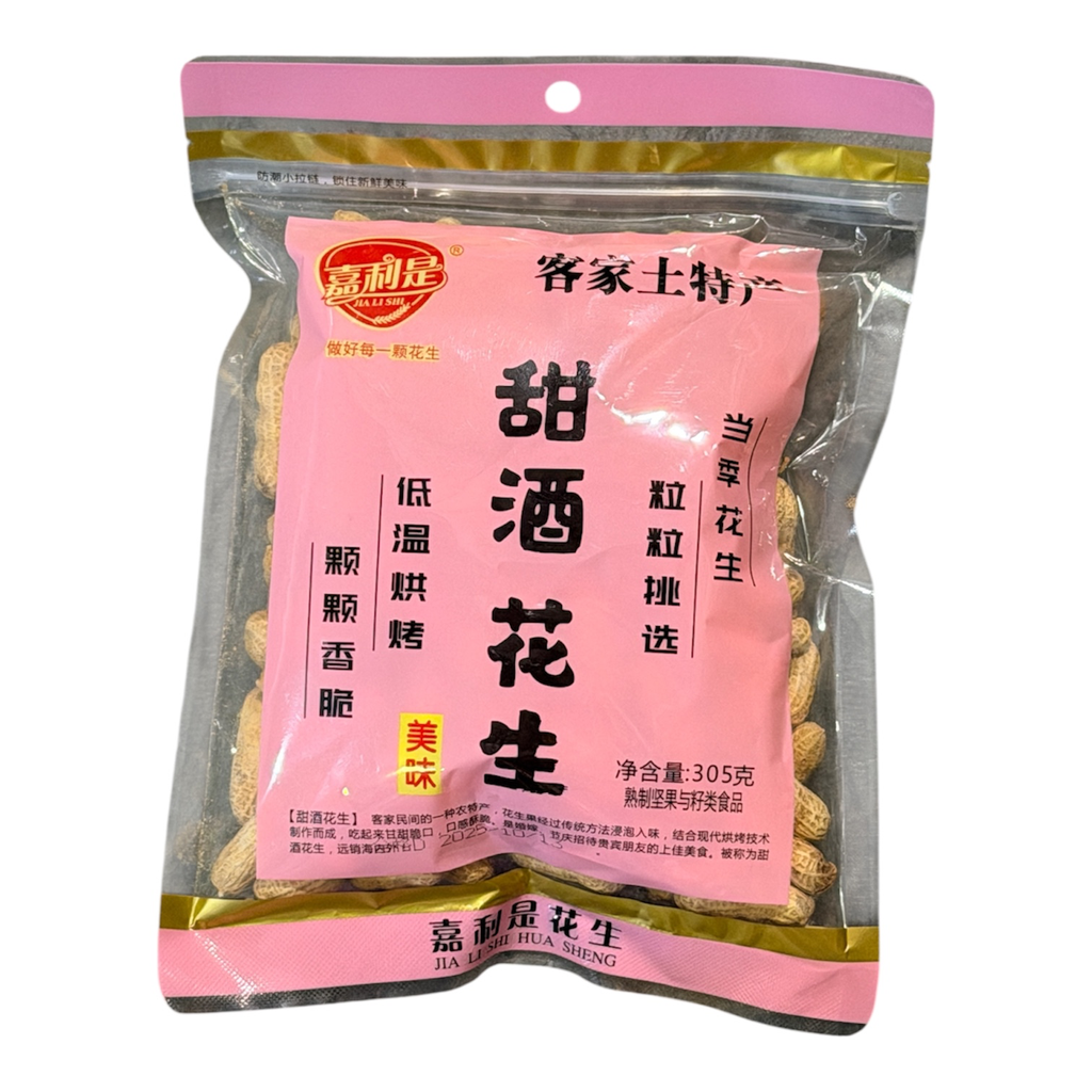 [JLSTJ] JSL Sweet Peanuts  305g 嘉利是甜酒花生