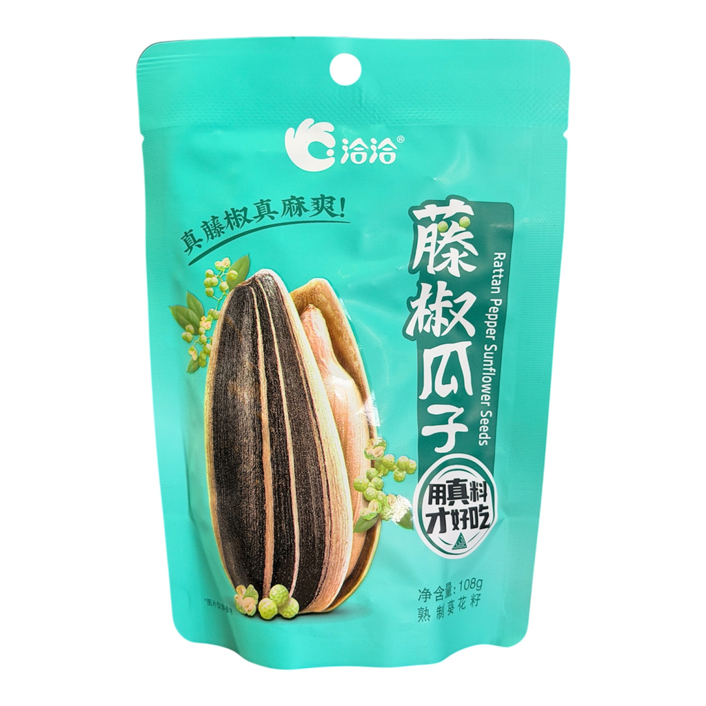 QQ Pepper Sunflower Seeds  Snacks 108g洽洽藤椒味瓜子