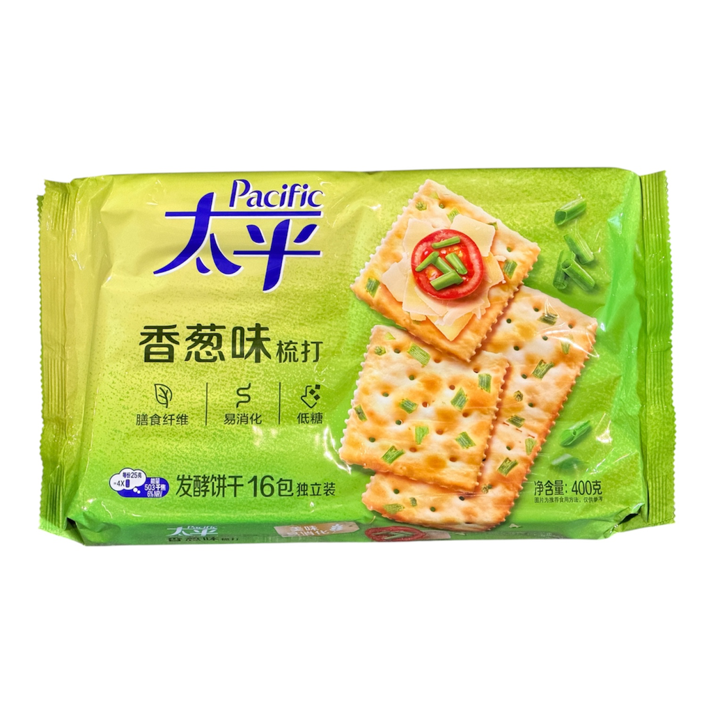 [TAIPINGSDXC] TP Chive Flav Soda Biscuits  400g 太平加钙香葱梳打饼干