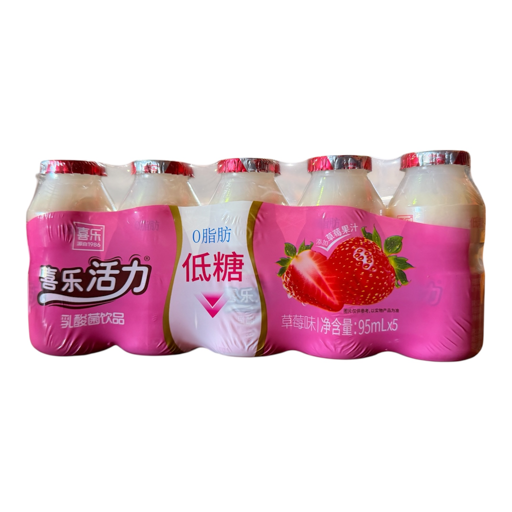 [XILECM] XL Strawberry Soy Drink 95ml*5s喜乐活力草莓乳酸菌